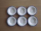 Royal Canterbury Fine Bone China 6 schaaltjes D15cm H2,5cm, Huis en Inrichting, Keuken | Servies, Ophalen of Verzenden, Overige stijlen