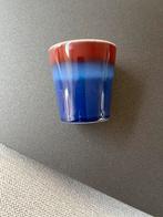 HK Living Koffiekopje - Rood/Blauw, Huis en Inrichting, Ophalen of Verzenden, Zo goed als nieuw, Overige stijlen