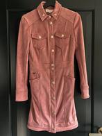 Josh V - Hanalore jurk met rits en knopen - suède - maat M, Kleding | Dames, Jurken, Maat 38/40 (M), Nieuw, Ophalen of Verzenden