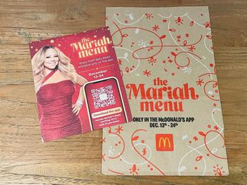 Mariah Carey - McDonalds - Ongebruikte zak #3 en flyer! 2021 beschikbaar voor biedingen