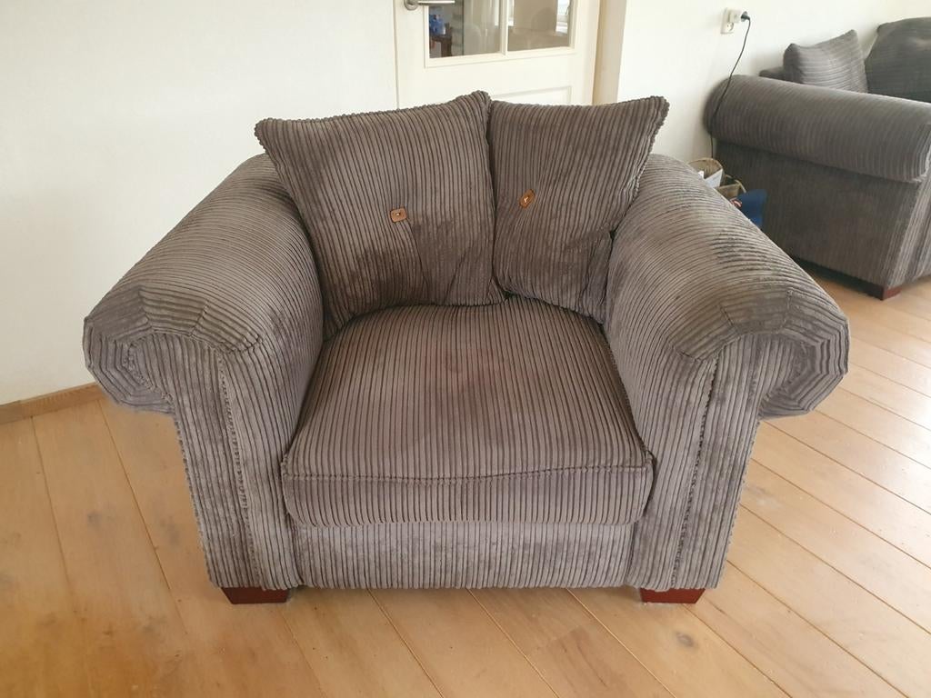Fauteuil "Urban Sofa" grijs/antraciet, Huis en Inrichting, Fauteuils, Gebruikt, Stof, 100 tot 125 cm, 75 tot 100 cm, Ophalen