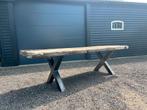 Ruige buiten/Terras tafel, Ophalen, Nieuw, Rechthoekig, Hout