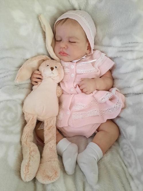 Prachtige reborn LouLou  💕, Verzamelen, Poppen, Zo goed als nieuw, Pop, Levensecht of Reborn, Ophalen of Verzenden
