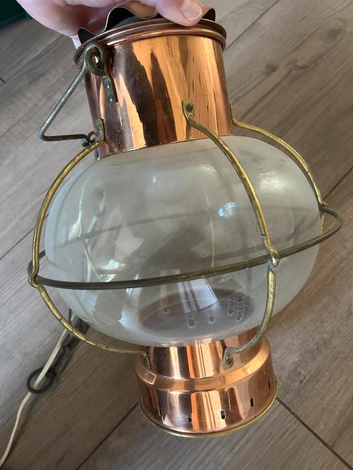 Antieke scheepslamp, Antiek en Kunst, Antiek | Lampen, Ophalen