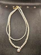 Antiek stijl ketting met schelpparels., Info@SlatsAntiek.nl, Vof Slats Antiek, Ophalen of Verzenden, Herenstraat 31 leiden