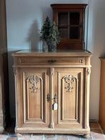 Antieke brocante kast met roze marmer blad, Ophalen, Gebruikt, 100 tot 150 cm, ...