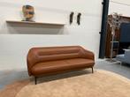 Als nieuw Leolux Lindo Bank 3 zits Ceras Auburn leer Design, Huis en Inrichting, Leolux, Driepersoons, Ophalen of Verzenden, Zo goed als nieuw