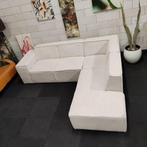 *SHOWROOMMODEL | *NIEUWSTAAT | Teddy stof | Beige | Hoekbank, 250 tot 300 cm, Modern design teddy stof hoekbank bank bankstel sofa