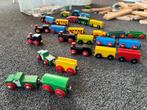 Houten trein, grote set met extra’s, Ophalen, Gebruikt