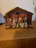 Kerststal met verlichting, Ophalen, Zo goed als nieuw