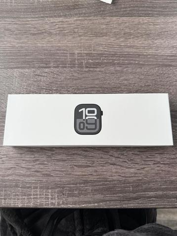 Apple watch 42mm serie 10 jet black, bandSlate Milanese loop beschikbaar voor biedingen