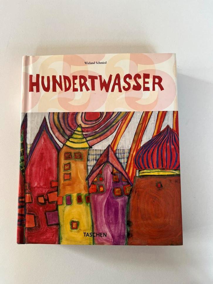 Hundertwasser  Wieland Schmied kunstboek ISBN9783822841099, Boeken, Kunst en Cultuur | Beeldend, Zo goed als nieuw, Ophalen of Verzenden