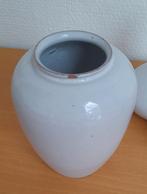 Zaalberg keramiek 3 witte vaasjes, Antiek en Kunst, Antiek | Keramiek en Aardewerk, Ophalen of Verzenden