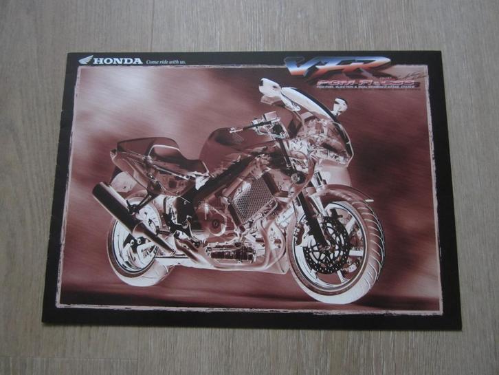 Honda VFR 800 FI brochure folder 1997 1998 (2), Motoren, Handleidingen en Instructieboekjes, Honda, Ophalen of Verzenden