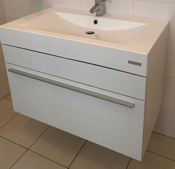 Badkamermeubel met kraan spiegelkast wit beschikbaar voor biedingen