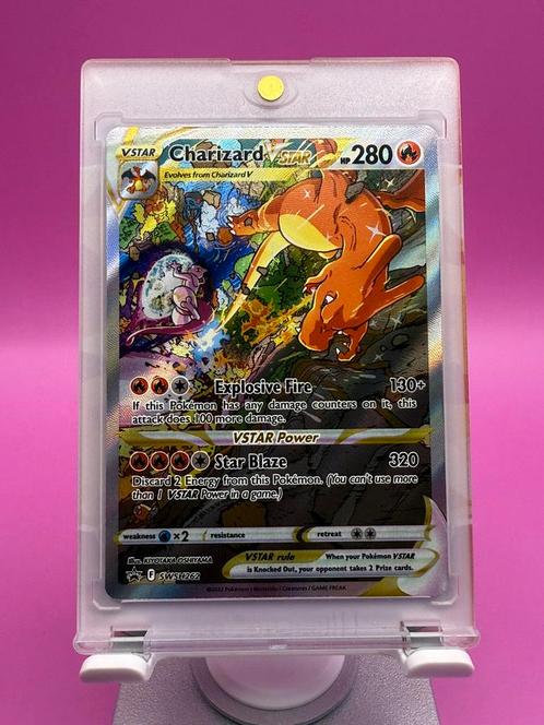 Charizard VSTAR SWSH262 – Alt Art – Full Art – Mint, Hobby en Vrije tijd, Verzamelkaartspellen | Pokémon, Zo goed als nieuw, Losse kaart