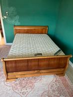 Houten ledikant/boxspring 140x190, Ophalen, Gebruikt, Tweepersoons