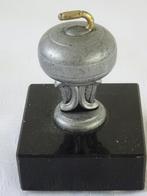 Curling steen op marmeren voet curling stone paperweight, Ophalen of Verzenden, Zo goed als nieuw