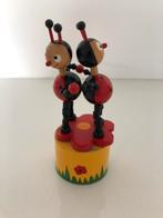 Houten drukpoppetjes lieveheersbeestjes, Ophalen of Verzenden, Gebruikt, Overige typen