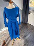 LaDress blauwe jurk travelstof - Maat S, Blauw, Ophalen of Verzenden, Zo goed als nieuw, Knielengte