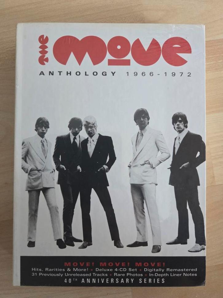 The Move Anthology 1966-1972 Boxset, Cd's en Dvd's, Cd's | Pop, Nieuw in verpakking, 1960 tot 1980, Boxset, Verzenden