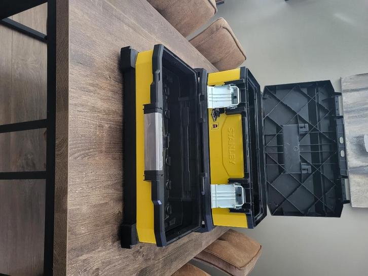 Nieuwe Stanley gereedschapkoffer met lade, Doe-het-zelf en Verbouw, Gereedschapskisten, Zo goed als nieuw, Ophalen