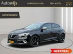 Renault Mégane 1.6 TCe GT|AUT|205PK|PDC|NAVI|LED|HUD|Stoelv, Auto's, Renault, Gebruikt, Zwart, Geïmporteerd, 17 km/l