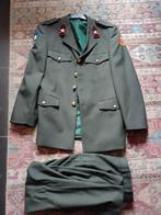 Net militair pak landmacht TKI maat 48, broek 46 kostuum, Ophalen of Verzenden, Zo goed als nieuw, Maat 48/50 (M), Blauw