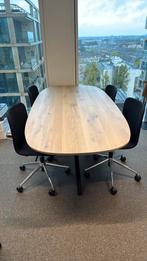 Houten (eet)tafel, Huis en Inrichting, Tafels | Eettafels, Ophalen, 50 tot 100 cm, Zo goed als nieuw, Vijf personen of meer