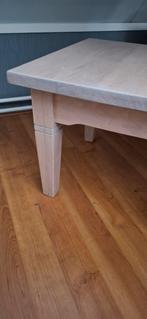 Eiken bijzettafeltje, Ophalen, Vierkant, Zo goed als nieuw, 75 cm of meer