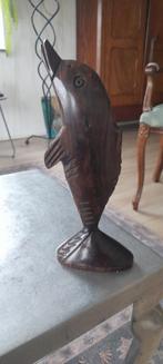 Houten Dolfijn 26 cm ., Antiek en Kunst, Ophalen of Verzenden