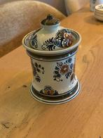 Antiek Delft Polychroom Potje met Deksel, Antiek en Kunst, Ophalen