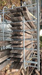 Hardhout palen 6x6x150cm, Tuin en Terras, Palen, Balken en Planken, Gebruikt, Palen, Ophalen of Verzenden, Hardhout
