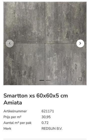 Te Koop gevraagd: Redsun Smartton Amiata tegels beschikbaar voor biedingen