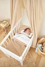 Baby wieg Kidsmill Noa mat wit incl. matras 40x80, Kinderen en Baby's, Babywiegjes en Ledikanten, Ophalen, Zo goed als nieuw, Wieg