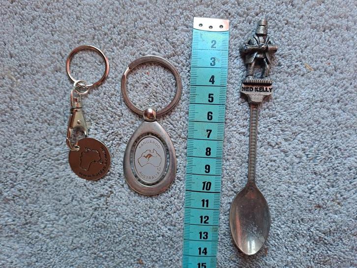 Ned Kelly Lepel & Australië Sleutelhangers, Verzamelen, Overige Verzamelen, Ophalen of Verzenden