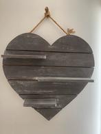 Houten Wandbord Hartjesvorm, Ophalen, Zo goed als nieuw