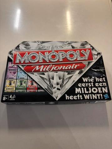 Monopoly Miljonair Bordspel - Hasbro - Zo Goed Als Nieuw beschikbaar voor biedingen