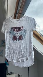 T shirt met print, Kleding | Dames, T-shirts, Ophalen of Verzenden, Wit, Zo goed als nieuw