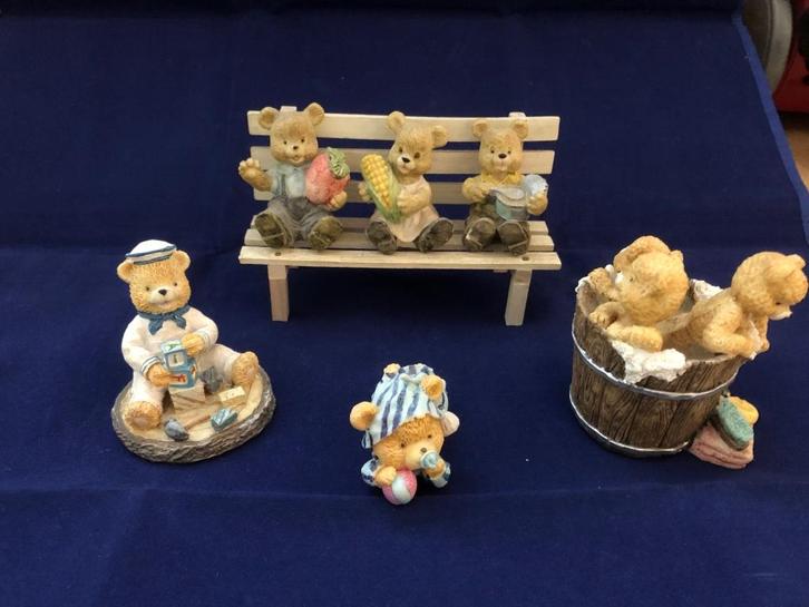 Beelden beer beren beeldjes beertje beertjes beeld, Verzamelen, Beelden en Beeldjes, Zo goed als nieuw, Dier, Ophalen