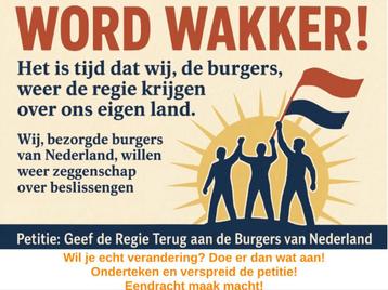 Vlag poster foto kaart campagne petities beschikbaar voor biedingen