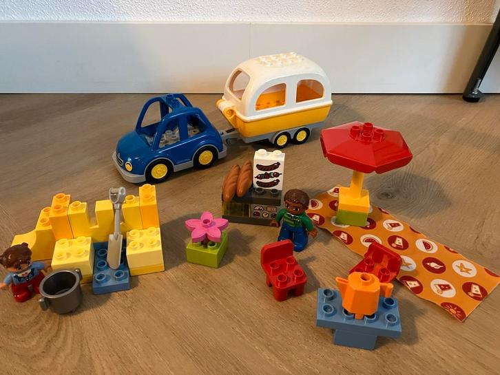 LEGO Duplo Camping Speelset 10602, Kinderen en Baby's, Speelgoed | Duplo en Lego, Gebruikt, Duplo, Complete set, Ophalen of Verzenden