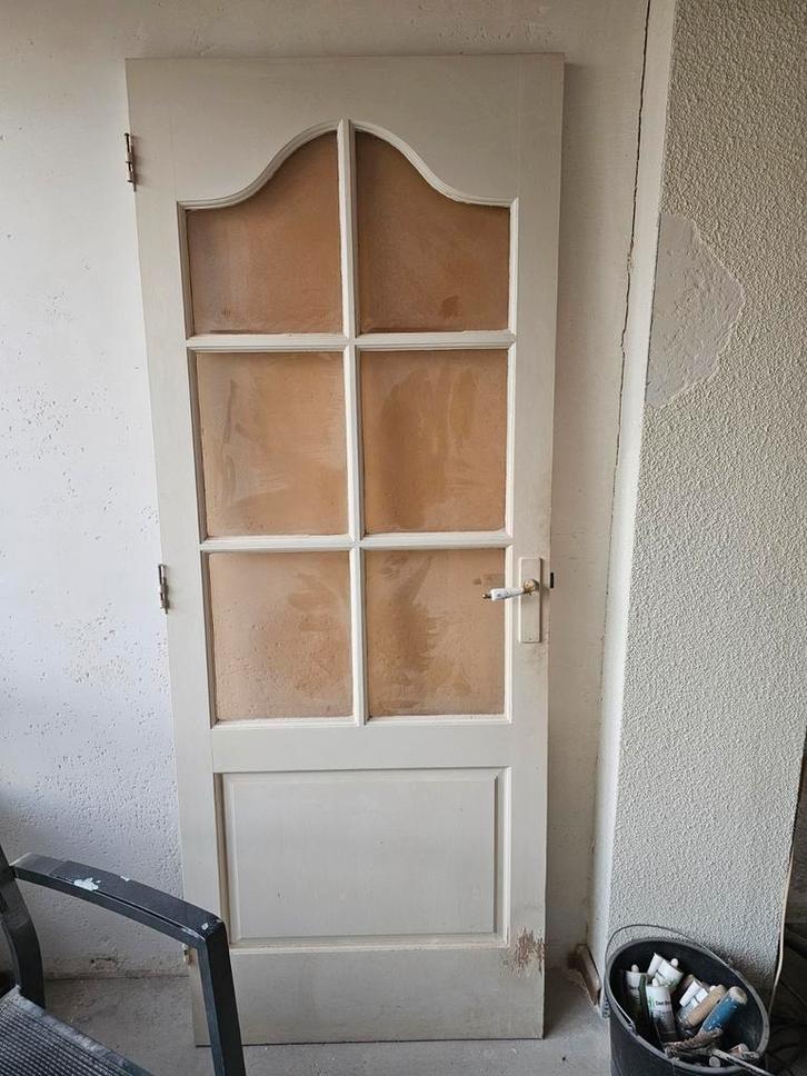 Binnendeur 200x78 cm - Klassiek model, Doe-het-zelf en Verbouw, Deuren en Horren, Gebruikt, Binnendeur, 200 tot 215 cm, Minder dan 80 cm