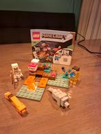 Te koop: lego minecraft 21162 Taiga avontuur, compleet, Kinderen en Baby's, Speelgoed | Duplo en Lego, Ophalen of Verzenden, Zo goed als nieuw