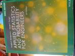Applied statistics and probability for engineers, Ophalen of Verzenden, Zo goed als nieuw