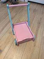 Roze Loopkar, Kinderen en Baby's, Speelgoed | Houten speelgoed, Ophalen, Gebruikt, Duw- of Trekspeelgoed