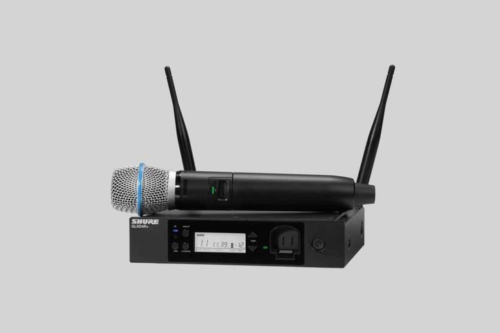 Shure GLXD24R+B87A draadloze handheld microfoon, Muziek en Instrumenten, Microfoons, Nieuw, Zangmicrofoon, Draadloos, Ophalen of Verzenden