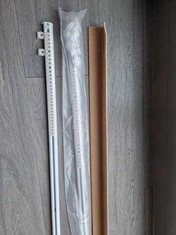 Witte luxe gordijnrails - 305cm & 329cm beschikbaar voor biedingen