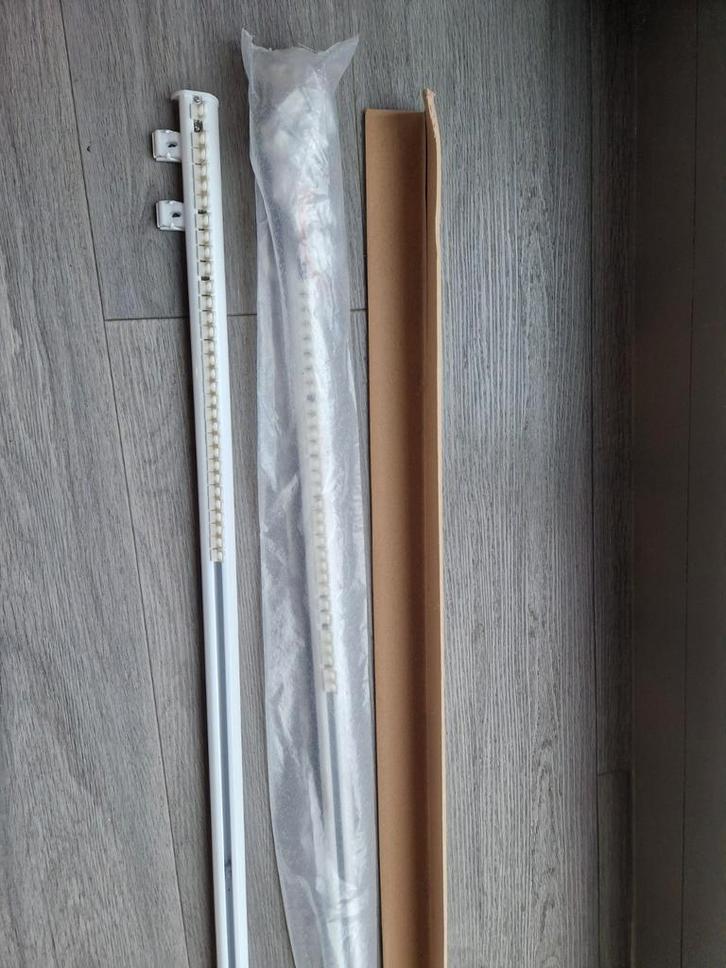 Witte luxe gordijnrails - 305cm & 329cm, Huis en Inrichting, Stoffering | Gordijnen en Lamellen, Nieuw, Minder dan 100 cm, 200 cm of meer