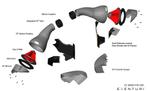 Eventuri Carbon intake luchtfilter - BMW M5 F90 M8 F92, Auto diversen, Tuning en Styling, Ophalen of Verzenden